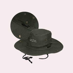 Oilskin Wide Brim Hat-1